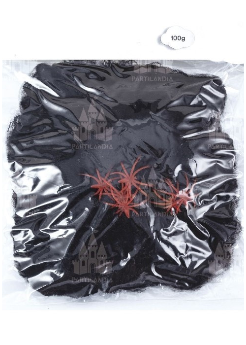 Comprar Telaraña Negra 100gr por solo 3.50€ – Tienda de disfraces online
