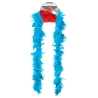 Boa Plumas Azul Claro