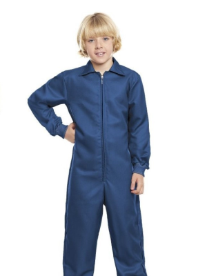 Disfraz de Buzo Trabajador Azul Infantil