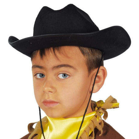 Erosi Cowboy Kapela Beltza Seme-alabak bakarrik 3.00€ – mozorro Denda online