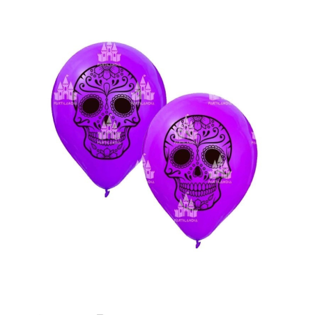 Globos Calavera Mejicana