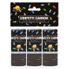 Cañones de Confetti Multicolor 10.5cm Bolsa con 3 Cañones