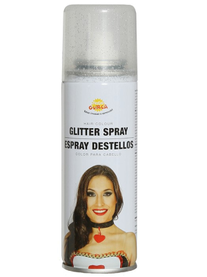 Spray de Pelo Purpurina Plata