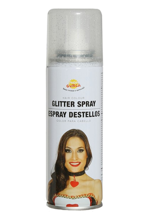 Spray de Pelo Purpurina Plata