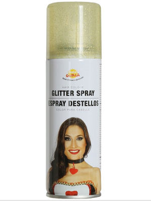 Spray de Pelo Purpurina Oro