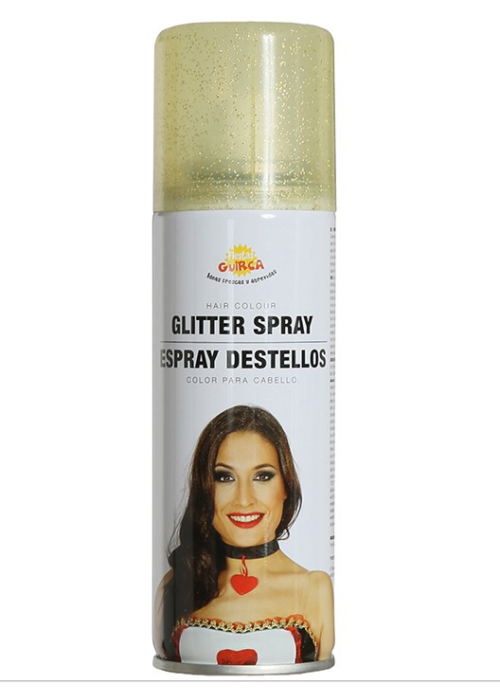 Spray de Pelo Purpurina Plata