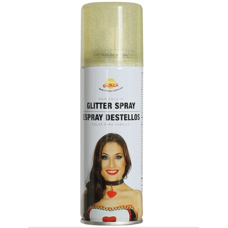 Spray de Pelo Purpurina Oro