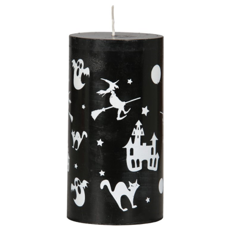 Vela negra con Dibujos