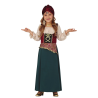 Disfraz de Zingara Verde Infantil