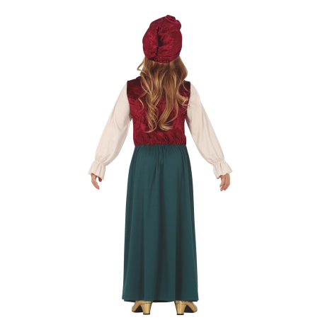 Disfraz de Zingara Verde Infantil