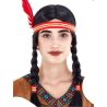 Peluca Trenas India - Complementos de Indios