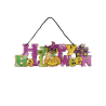 Colgante Happy Halloween Gliter