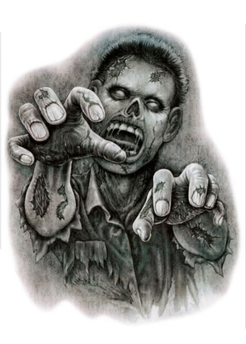 Pegatina Zombie