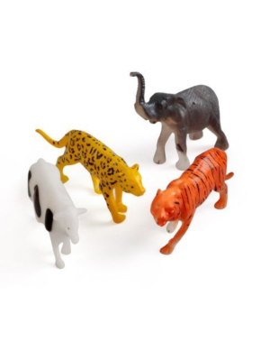 Bolsa con 4 animales para Piñatas