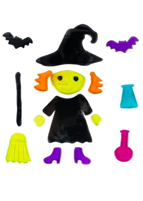 Pegatinas Calabazas Halloween en Gel