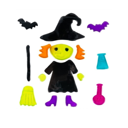 Pegatina Bruja en Gel