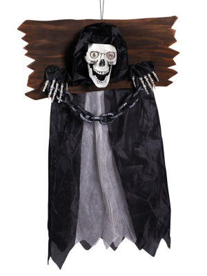 Esqueleto Fantasma en Cepo