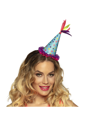 Diadema Gorro Cono Cumple