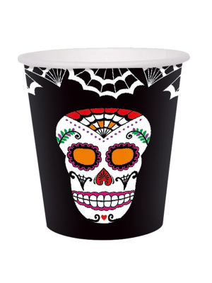 Vaso Dia de Los Muertos