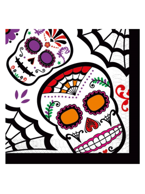 Servilleta Dia de los Muertos