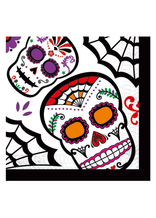 Servilleta Dia de los Muertos