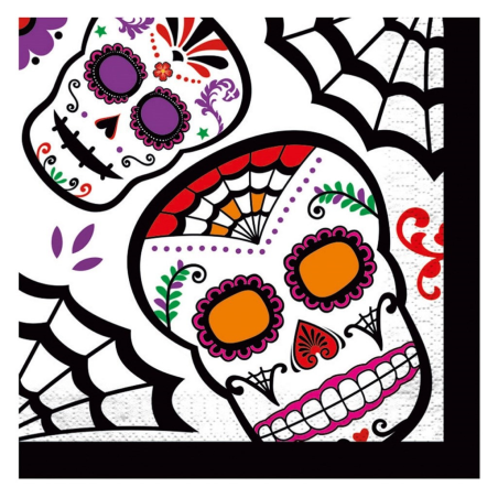 Servilleta Dia de los Muertos