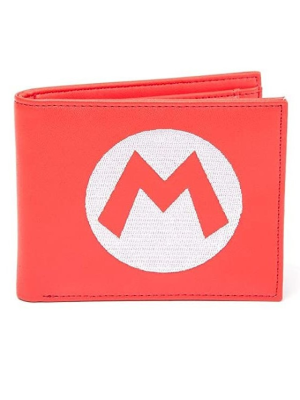 Cartera Super Mario NIntendo Logo