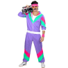 Disfraz de Gimnasta Morado Hombre
