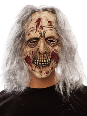 Mascara de Zombie con Pelo