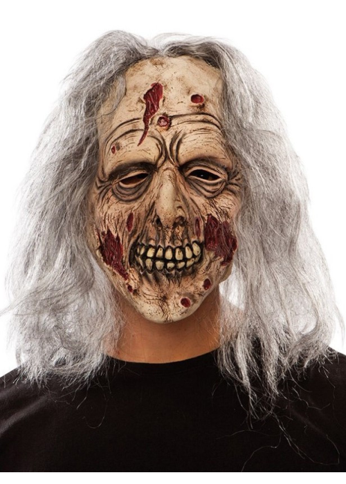 Mascara de Zombie con Pelo