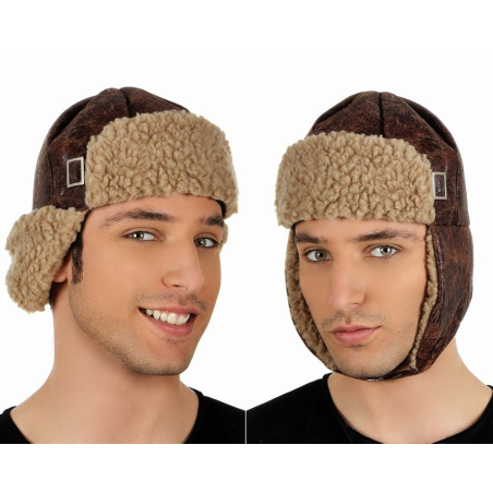 Gorro Aviador Marron - Sombreros