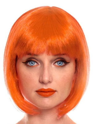Peluca Melena Charleston Naranja