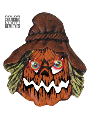 Calabaza Espantapajaros con Ojos de Colores