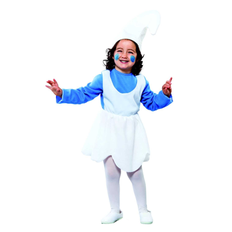 Comprar el Vestit Smurfette Infantil per només 10.00€ – vestit de Botiga en línia