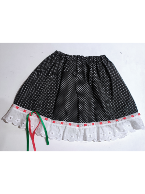 Falda Motas con Puntilla Bebe