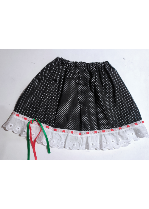 Falda Motas con Puntilla Bebe