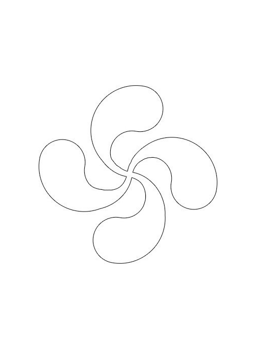 Vinilo Lauburu Blanco