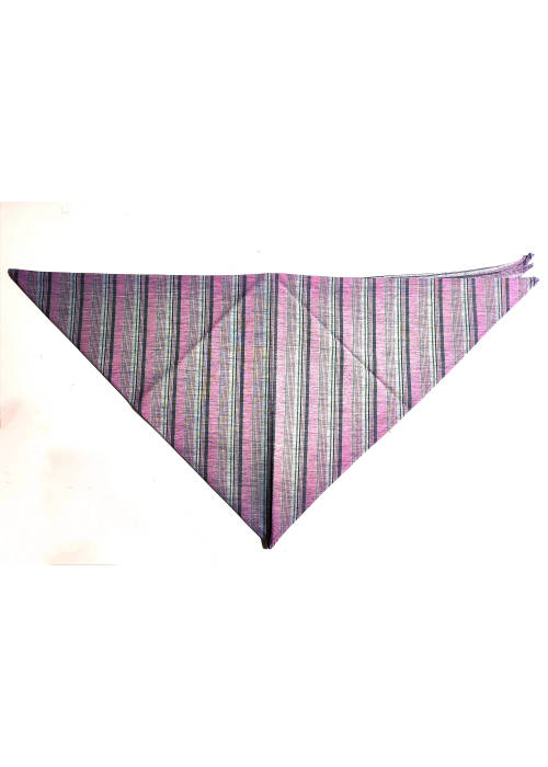 Pañuelo Casera Grande Rayas Morado