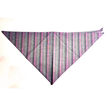 Pañuelo Casera Grande Rayas Morado