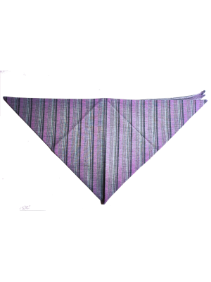 Pañuelo Casera Grande Rayas Morado