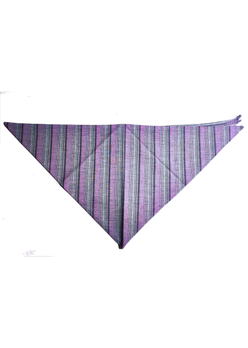 Pañuelo Casera Grande Rayas Morado