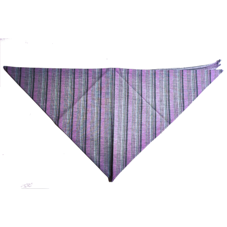 Pañuelo Casera Grande Rayas Morado
