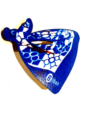 Broche Pañuelo Baldosa Madera