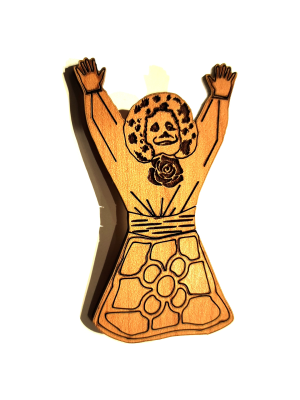Broche de Marijaia Madera