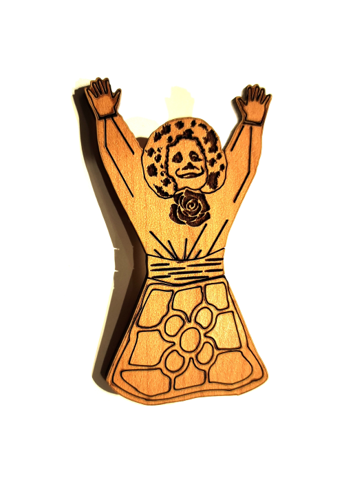 Broche de Marijaia Madera