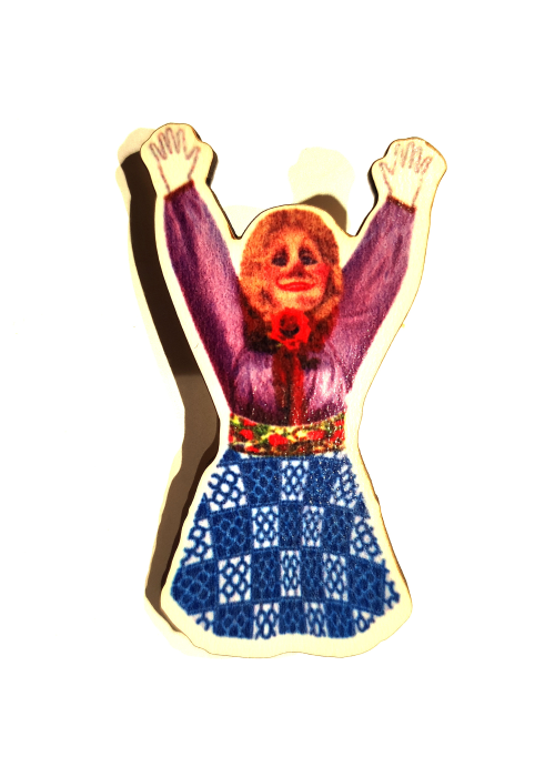 Broche de Marijaia Colores Madera