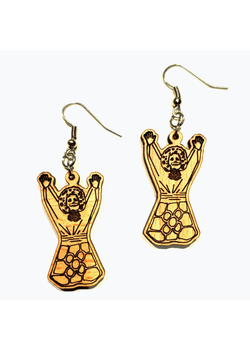 Pendientes Marijaia Madera