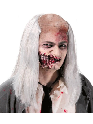 Peluca Zombie con Calva - Pelucas de Halloween