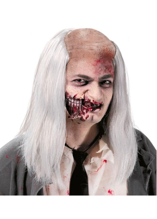 Peluca Zombie con Calva - Pelucas de Halloween