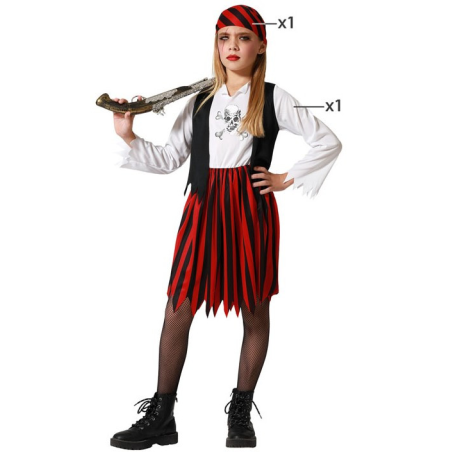 Comprar el Vestit Piratesa Ratlles dels Fills per només 12.00€ – vestit de Botiga en línia